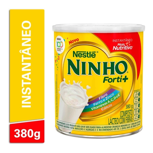 Composto Lacteo Ninho Instantâneo Fort+ 380G