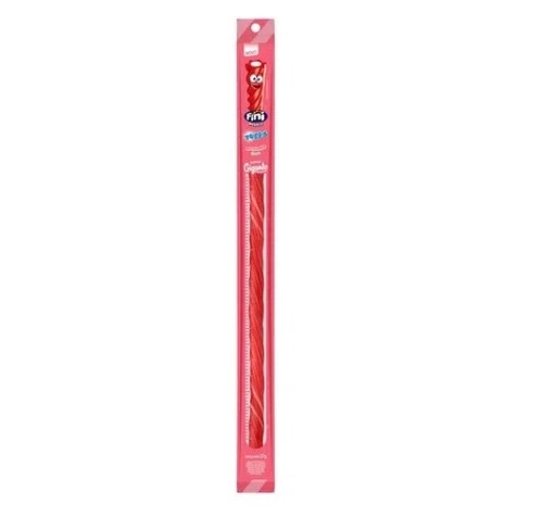 Bala Gel Fini Tubinhos Gigante Morango 27G