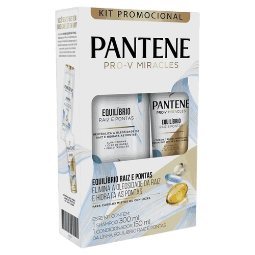 Kit Pantene Liso Extremo Shampoo 400ml + Condicionador 175ml