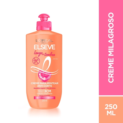 Creme Para Pentear Elseve Longo dos Sonhos 250ml