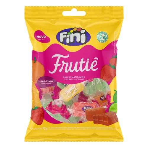 Bala Gel Fini Frutie Frutas Sortidas 70G