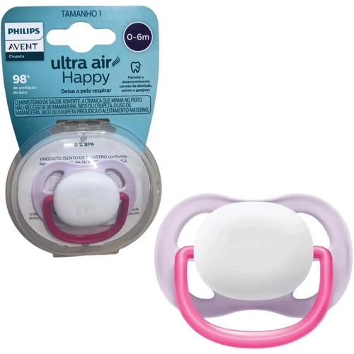 Chupeta Philips Avent Ultra Air 0 a 6 Meses Lisa