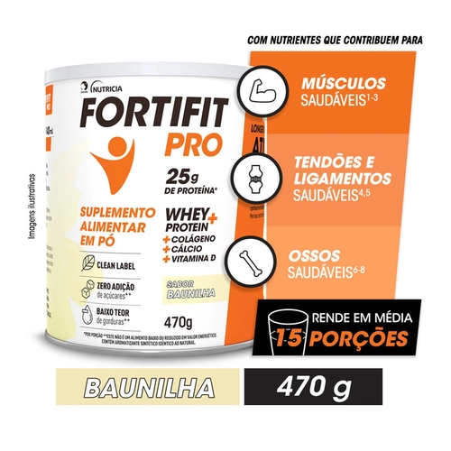 Fortifit Pro Sabor Baunilha 470G