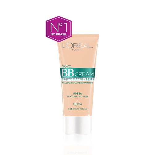 Bb Cream Efeito Matte Fps50 Média 5 em 1 Loréal Paris