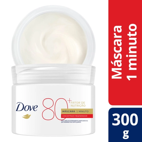 Mascara De Tratamento Dove 1 Min Fator De Nutricao 80+ 300G