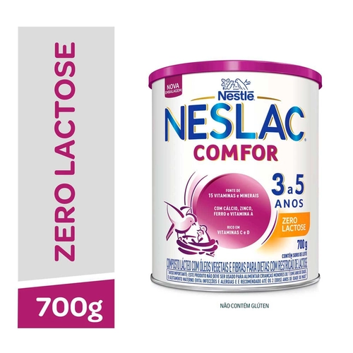 Composto Lacteo Neslac Zero Lactose 700G
