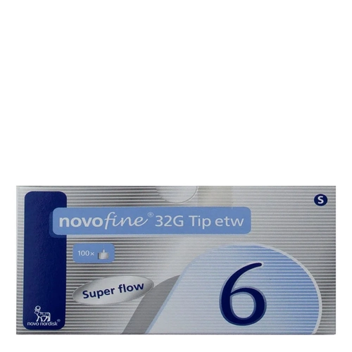 Agulha Caneta Novofine 6Mm