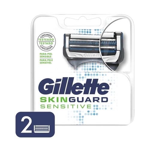 Carga Para Aparelho de Barbear Gillette Skinguard 2 Unidades