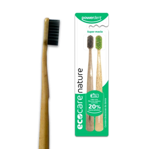 Escova Dental Powerdent Eco Care Nature 2Un