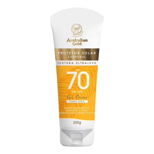 Protetor Solar Gel Creme Australian Gold Fps70 200G