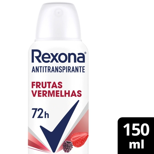 Desodorante Aerosol Rexona Frutas Vermelhas 150ml