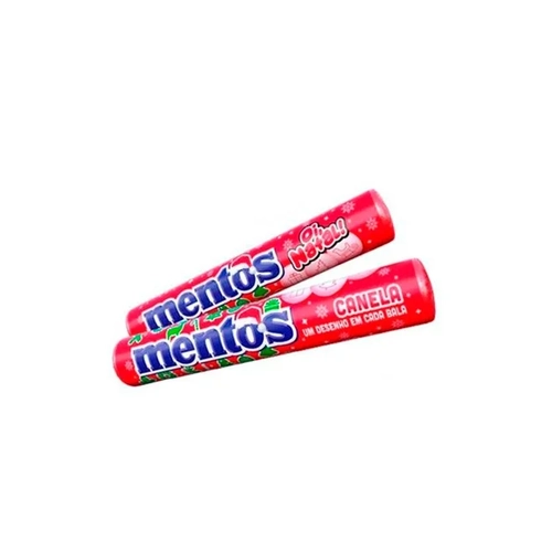 Bala Mentos Stick Natal Canela