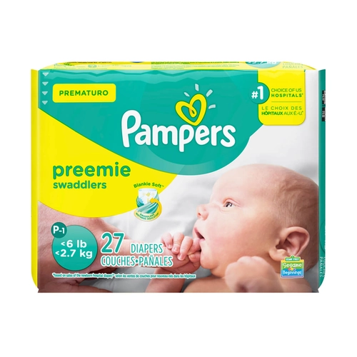 Fralda Pampers Swaddlers(Prematuro) 27Un