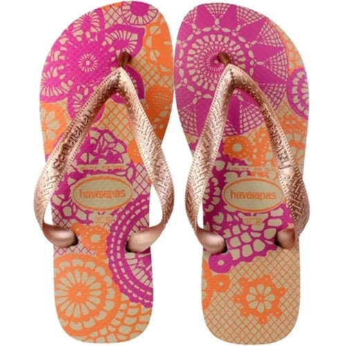 Chinelo Havaianas Top Ani Rose Gold 33/34