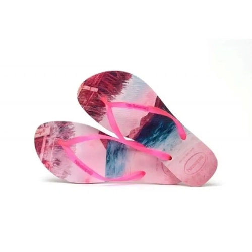 Chinelo Havaianas Slim Pa Cady Pink 37/38