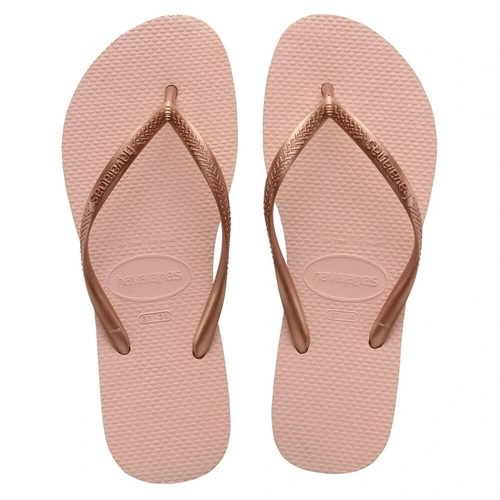 Chinelo Havaianas Slim Ro Bege Rosa 37/38