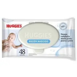 Toalha Umedecida Huggies Recém Nascido 48 Unidades