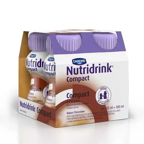Nutridrink Compact Sabor Chocolate 4X125Ml