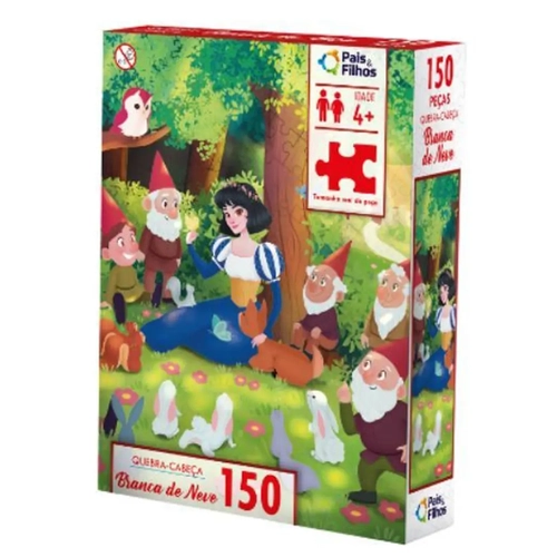 Brinquedo Quebra-Cabeca Branca De Neve 150Pcs