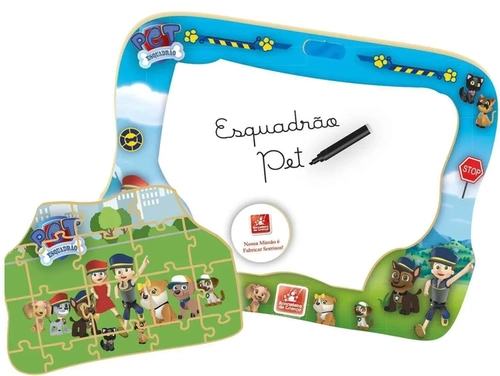 Brinquedo Lousa Infantil Esquadrao Pet