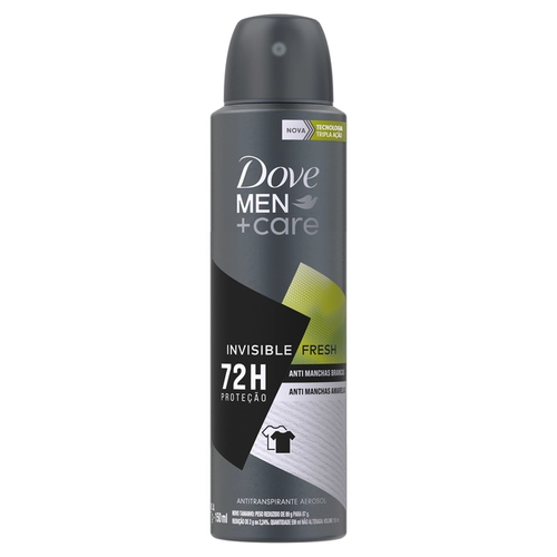 Desodorante Aerosol Dove Men+Care Invisible Fresh 150ml
