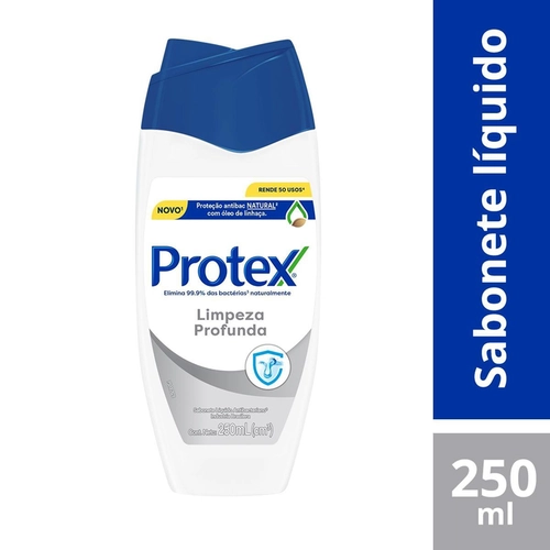 Sabonete Líquido Protex Antibacteriano Limpeza Profunda 250ml
