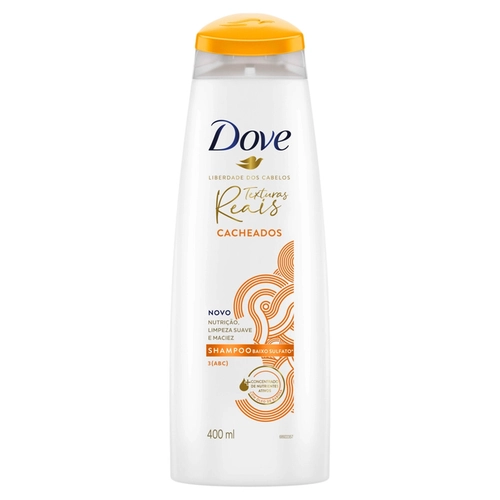 Shampoo Dove Texturas Reais Cacheados Babosa 400ml