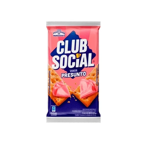 Biscoito Club Social Presunto 23,5G