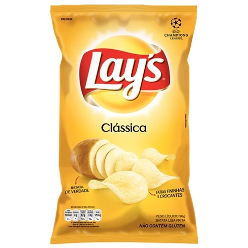 Chips Batata Lays Clássica 80G