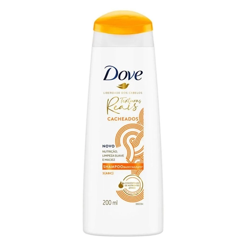 Shampoo Dove Texturas Reais Cacheados Babosa 200ml