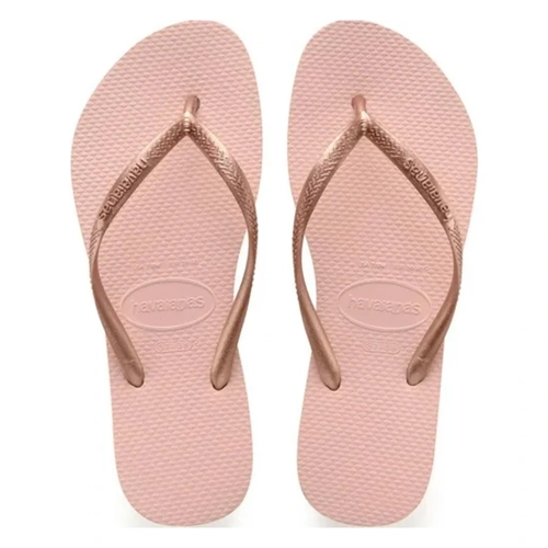 Chinelo Havaianas Slim Ro Bege Rosa 39/40