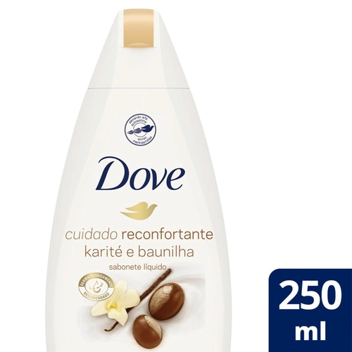 Sabonete Líquido Dove Cuidado Reconfortante Karité & Baunilha 250ml
