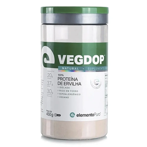 Vegdop Proteína De Ervilha Natural Vitafor 450G
