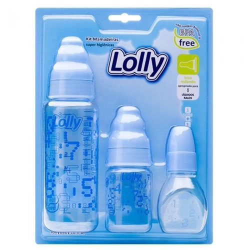 Kit Mam Tip Lolly 3470-01 Redondo 3 Und Azul