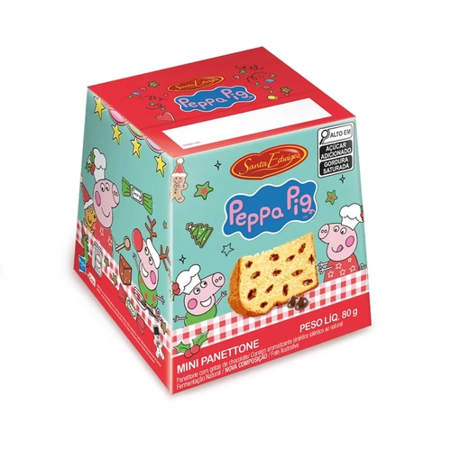 Panettone Santa Edwiges Mini Peppa Pig 80G