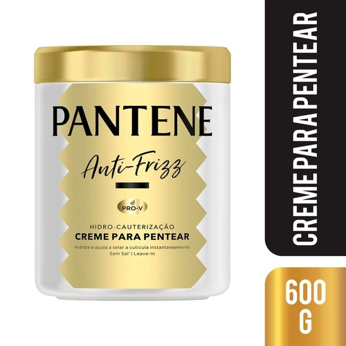 Creme Para Pentear Pantene Antifrizz 600Ml