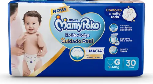 Fralda Mamypoko Calca Mega G 30Un