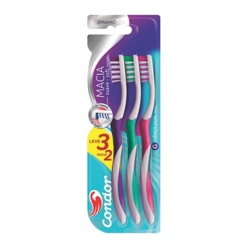Escova Dental Condor 8106 Dynamic Lv3Pg2