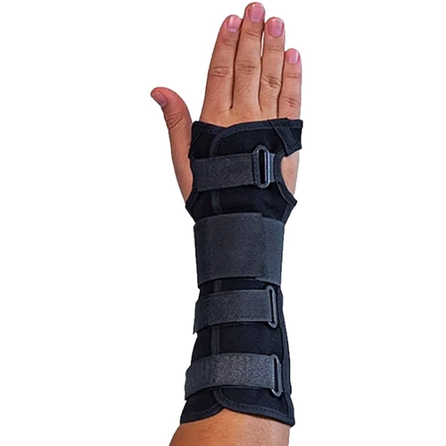 Órtese De Punho Longa Mercur Bc0657-Ap Bilateral P Preto