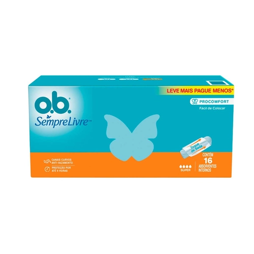 Absorvente Interno Ob Pro Comfort Super 16 Unidades
