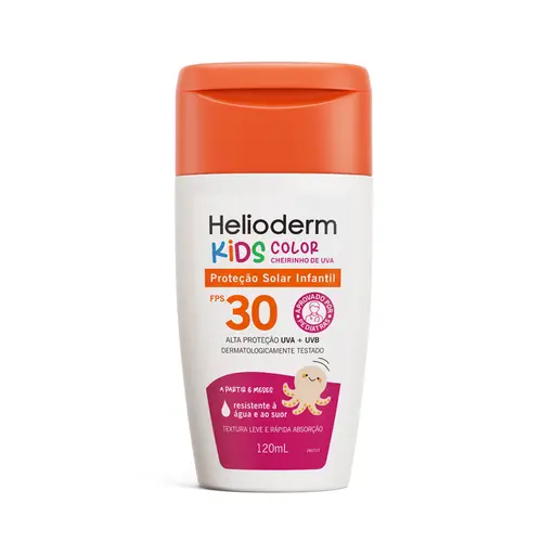 Protetor Solar Infantil Helioderm Fps30 Kids 120ml