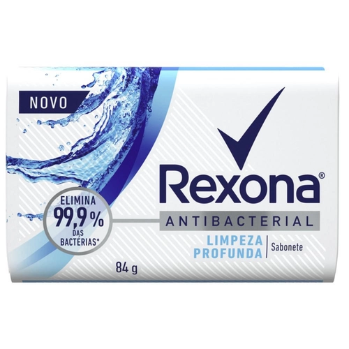 Sabonete em Barra Rexona Antibacterial Limpeza Profunda 84G