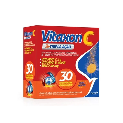 Vitaxon C Tripla Ação 1G 30Cpr Eferv