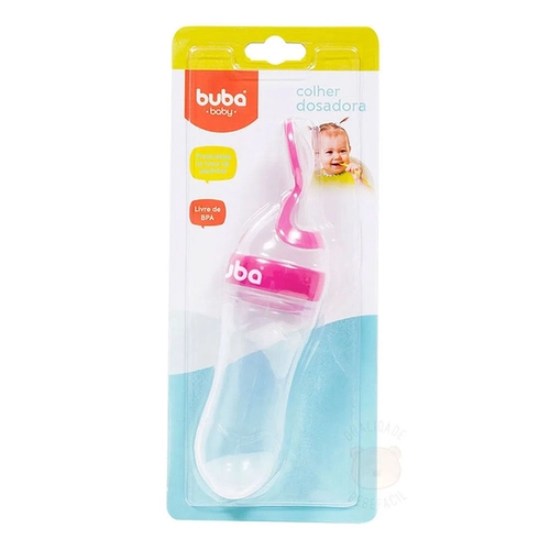 Colher Dosadora De Papinha Rosa Buba 7386