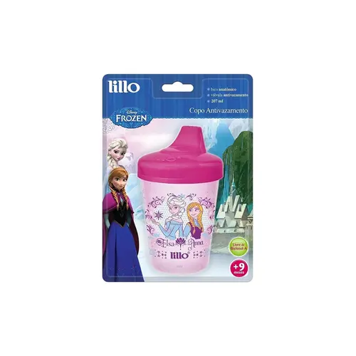 Copo Antivazamento Lillo Frozen Elsa/Anna 207ml