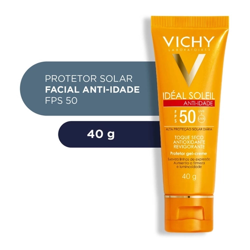 Protetor Solar Ideal Soleil Anti-Idade Vichy Fps50