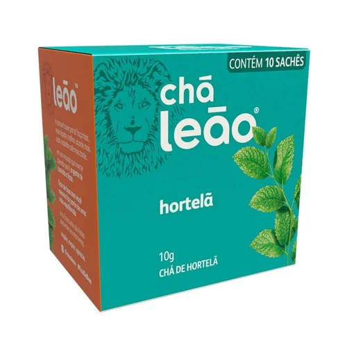 Cha Matte Leão Hortela 10 Saches 1G