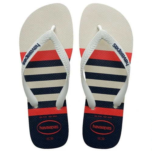 Chinelo Havaianas Top Nautical Branco/Mar 37/38