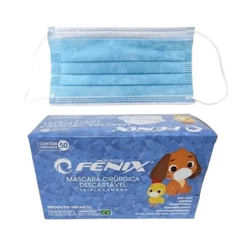 Mascara Fenix Inf Azul 50Un