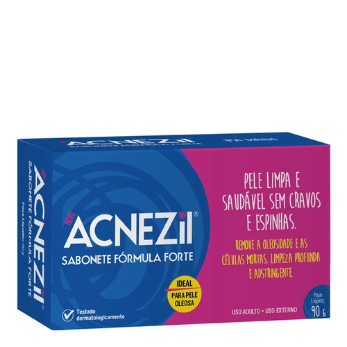 Acnezil Sab Barra Form Forte Pele Olesa 90G